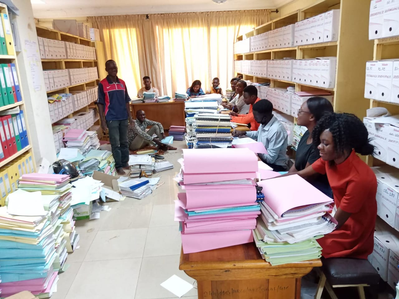 Supervision de fonds documentaires en espace de conservation